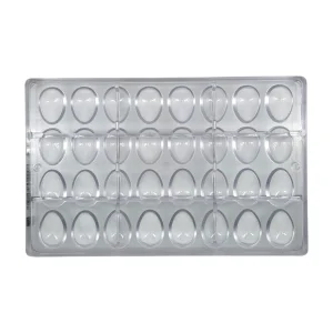 Moule chocolat Polycarbonate Chocolate World CW2066 Demi œufs 3.2cm. – Démoulage Parfait Assuré