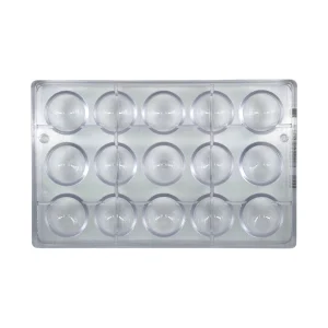 Moule chocolat Polycarbonate Chocolate World CW2002 Demi sphères 3.8cm. – Démoulage Parfait Assuré